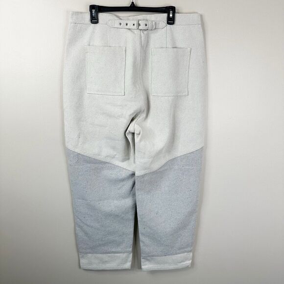 NEW Soluna Collective Denim Pants Womens 14 Two Tone Upcycled Cotton Relaxed Fit - Picture 5 of 10